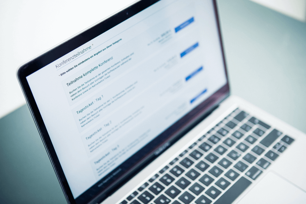 Registrierung in Converia
